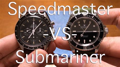 rolex submariner vs omega speedmaster professional|Rolex Submariner vs omega.